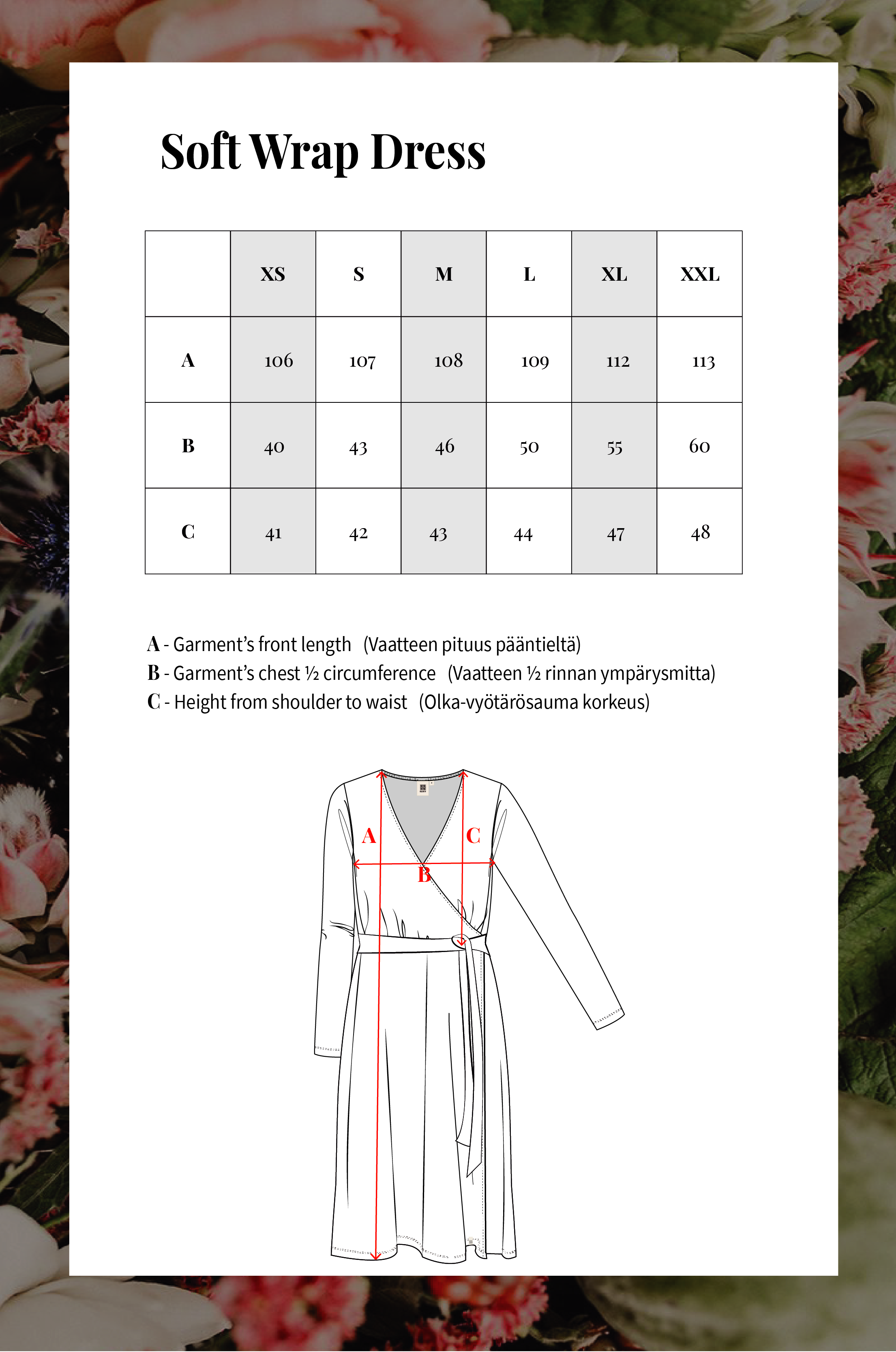 Naisten värikäs viskoositrikoomekko kukkakuviolla