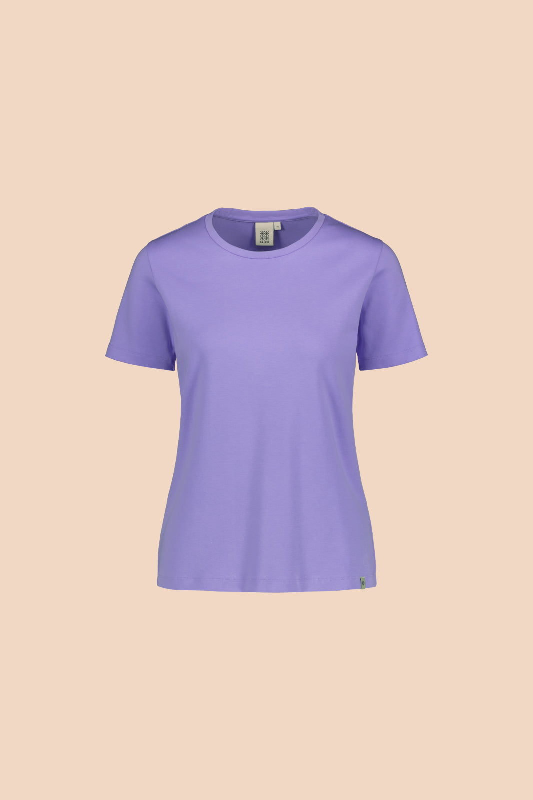 Naisten laventelin värinen t-paita