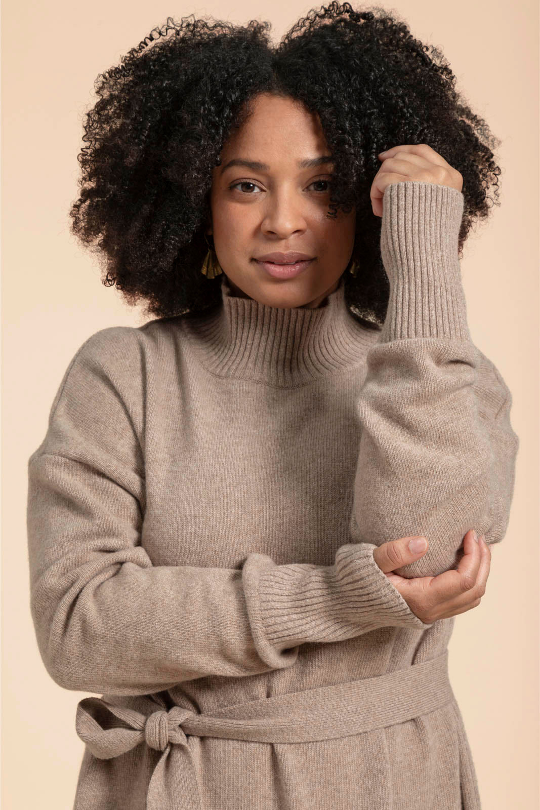 Naisten merinovilla mekko | modelheight:165, size:M