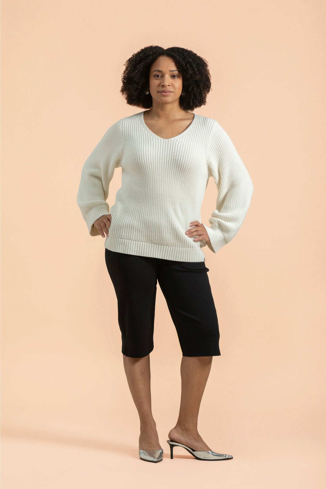 Naisten mustat caprit