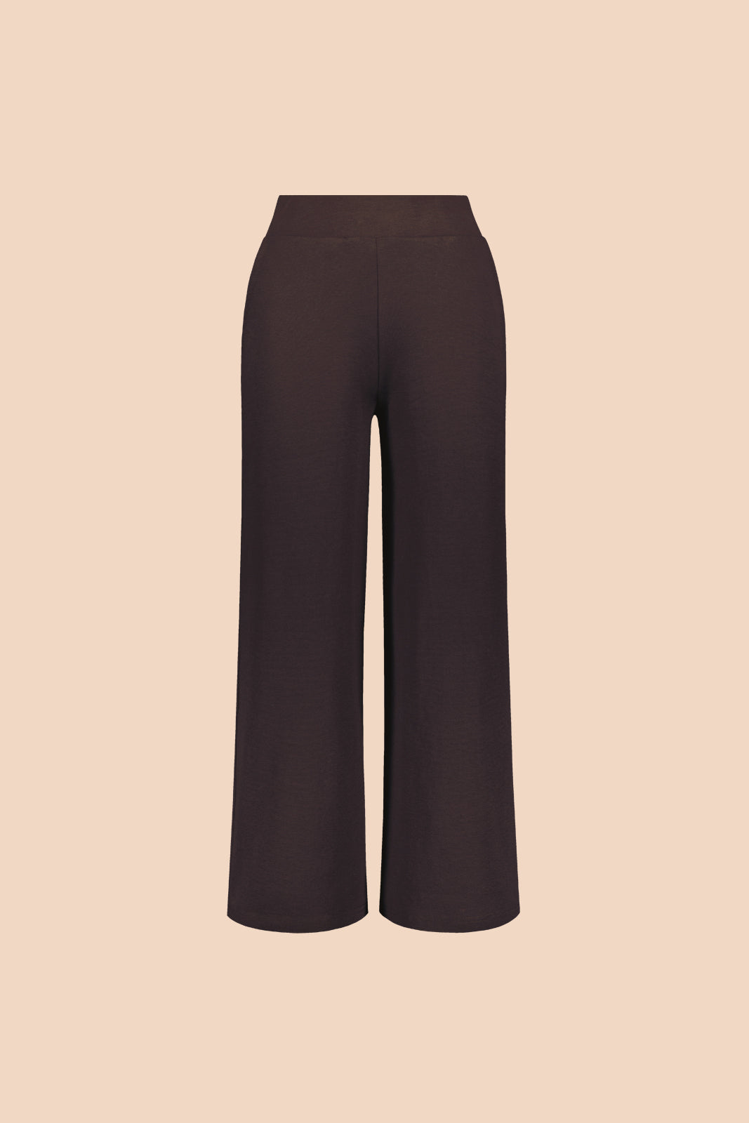 Naisten ruskeat culottes-housut