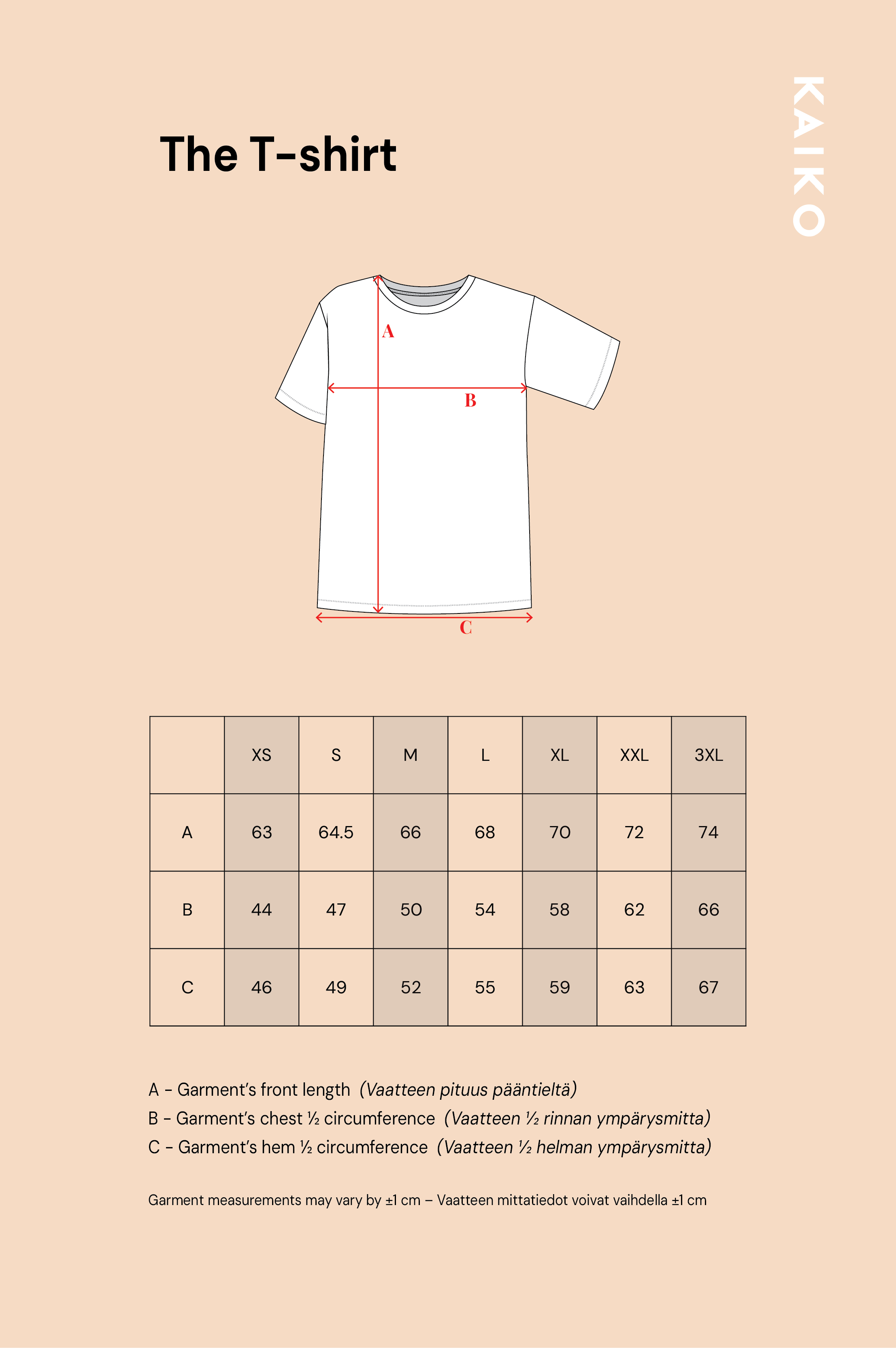 Naisten puuvillainen t-paita