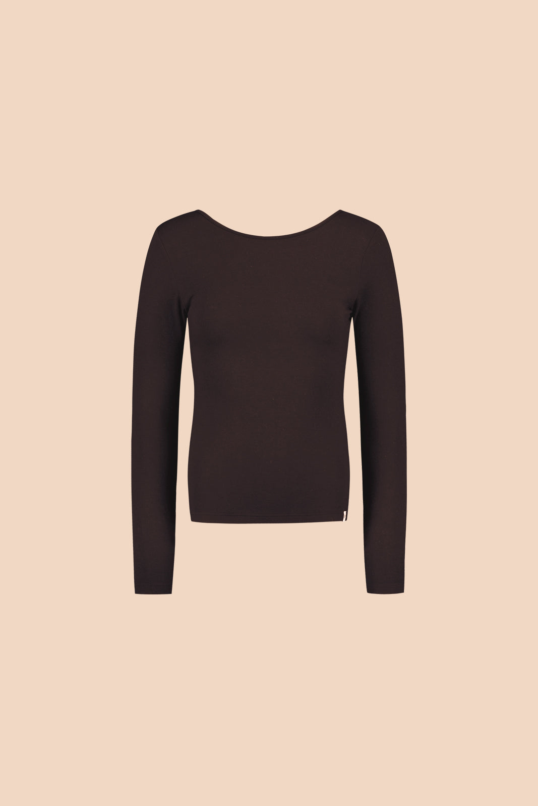 Naisten ruskea pitkähihainen paita