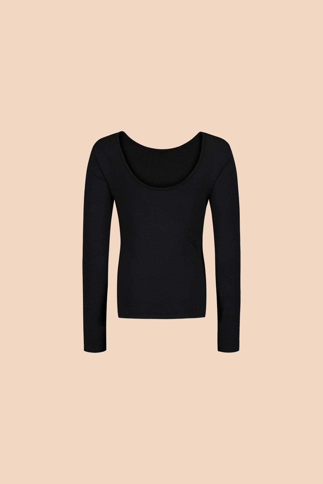 Naisten musta pitkähihainen paita