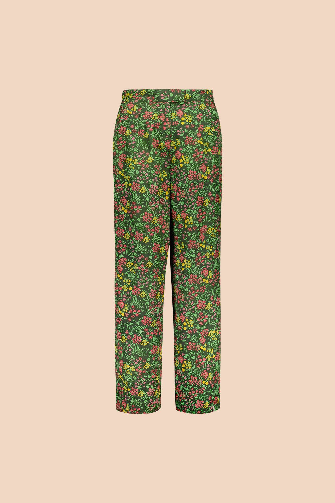 Flowy Trousers, Green Meadow - Kaiko Clothing Company Oy