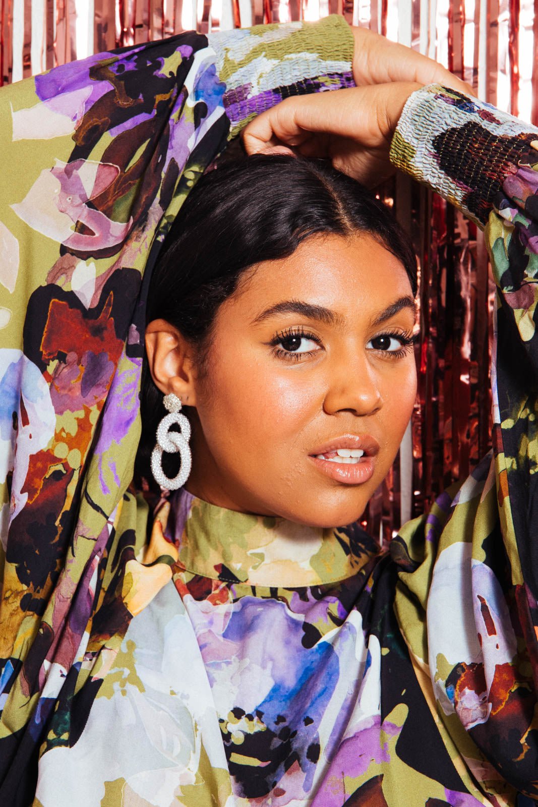 Nepalissa käsintehdyt naisten helmikorvakorut