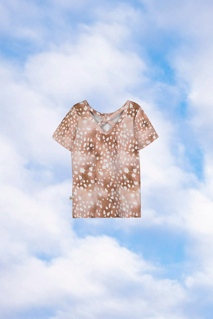 PRE-ORDER: Cross Shirt SS, Copper Bambi - Kaiko Clothing Company Oy