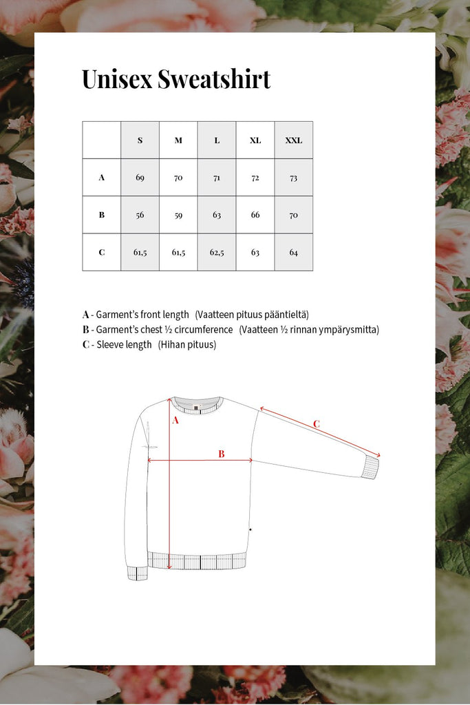 Unisex Sweatshirt, Zebra Offwhite - Kaiko Clothing Company Oy