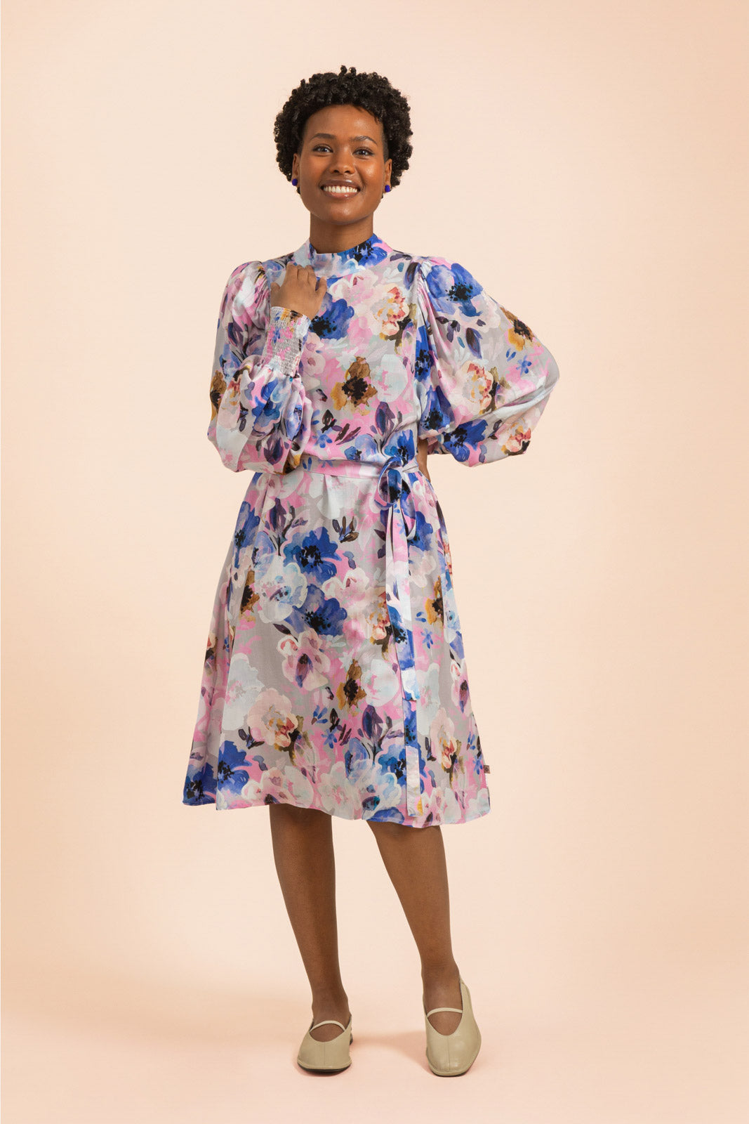 Puff Dress, Lilac Anemone – KAIKO