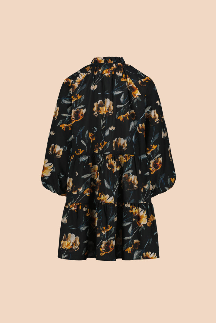 POPPY TULLE BALLOON TUNIC (BLACK) poppy】TULLEBALLOONTUNIC