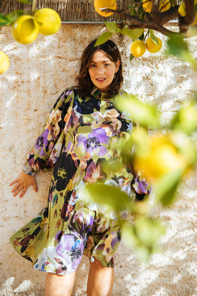 kaiko-puff-dress-olive-anemone