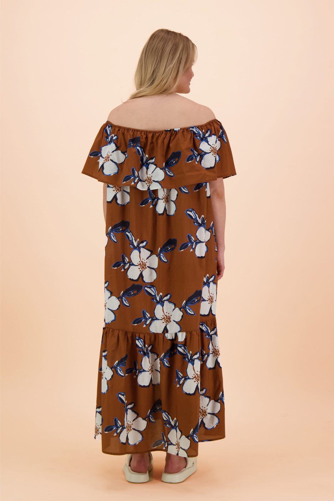 Offshoulder Dress, Cosmos - Kaiko Clothing Company Oy