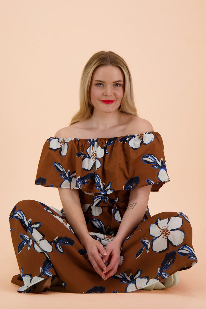 Offshoulder Dress, Cosmos - Kaiko Clothing Company Oy