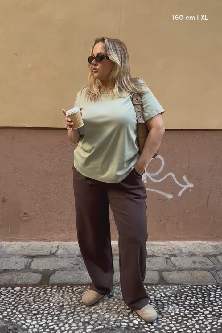 Everyday Pants, Chocolate – KAIKO