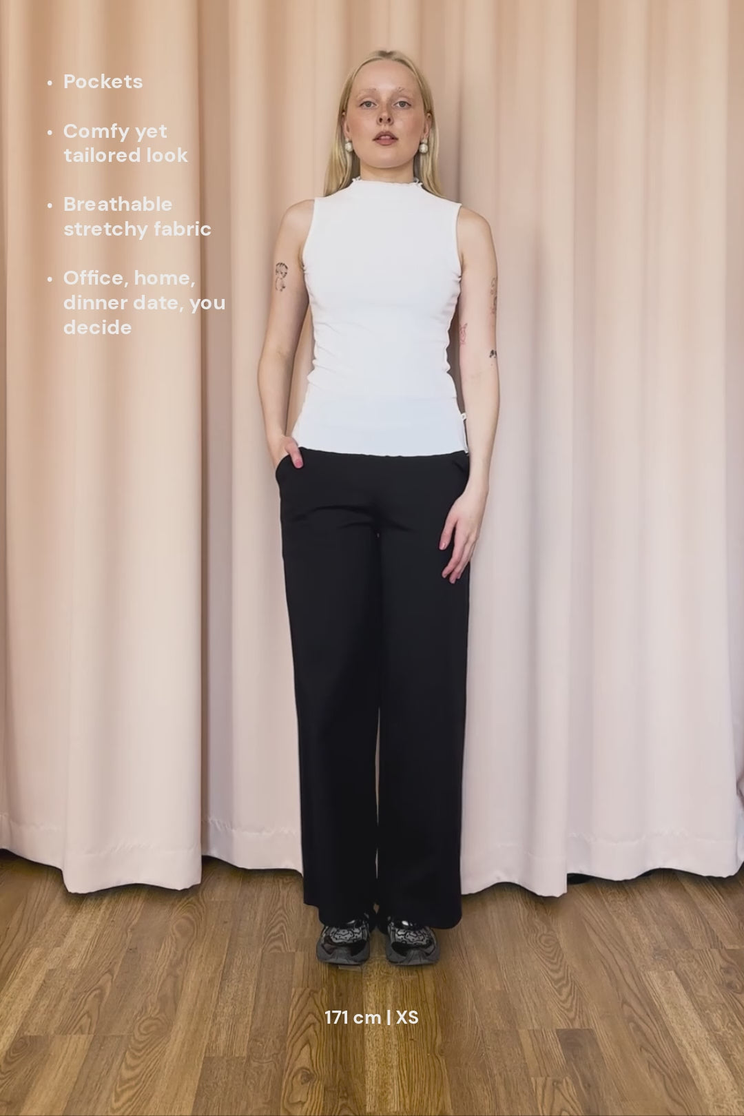 Everyday Pants, Black – KAIKO