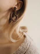 Nepalissa käsintehdyt naisten helmikorvakorut