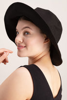 Boho Sun Hat, Black - Kaiko Clothing Company Oy