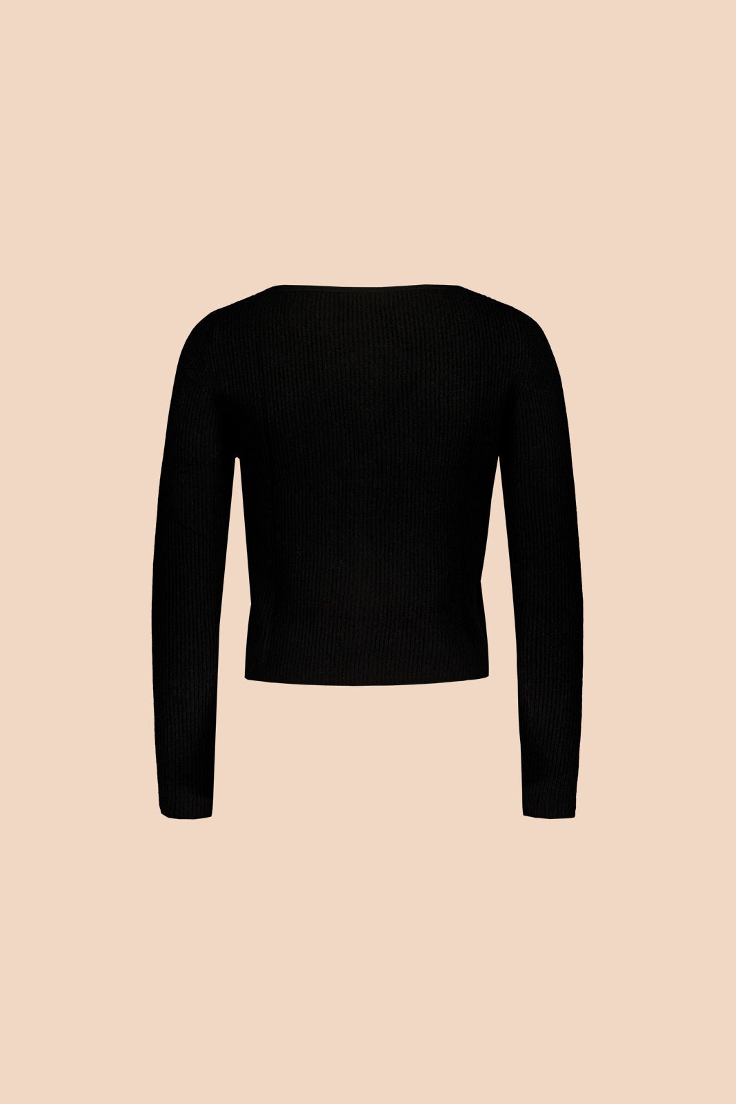 Cashmere Cardigan, Black - Kaiko Clothing Company Oy