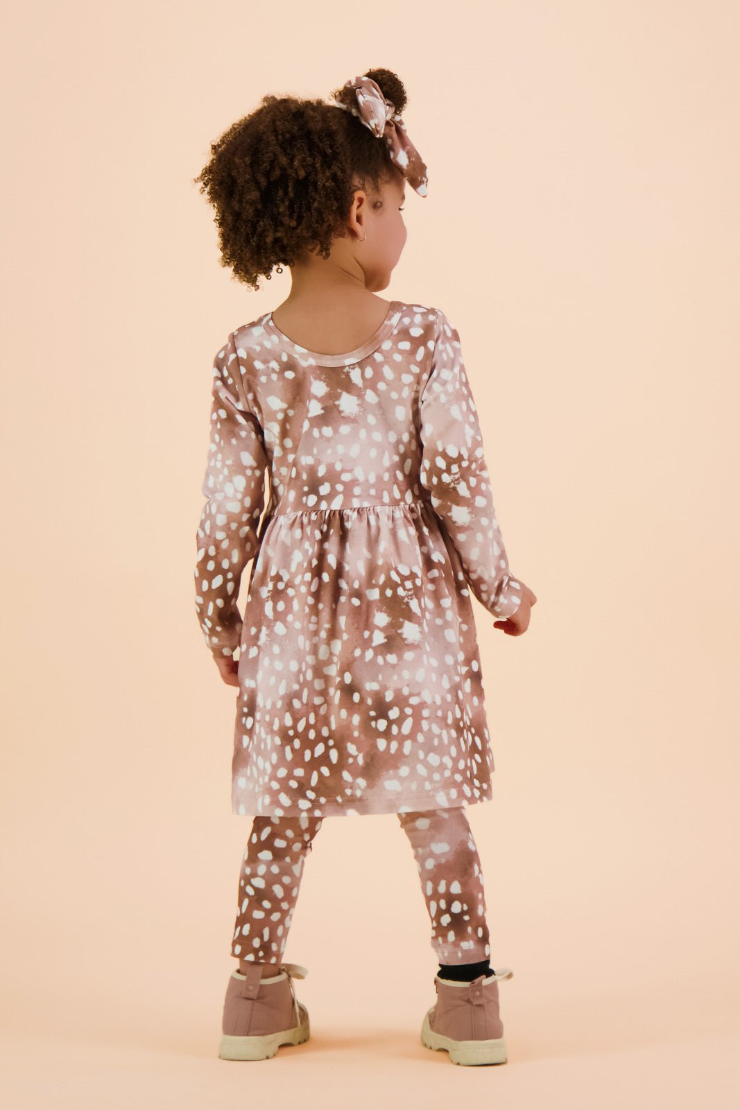 Copper Bambi Dress Ls - Kaiko Clothing Company Oy