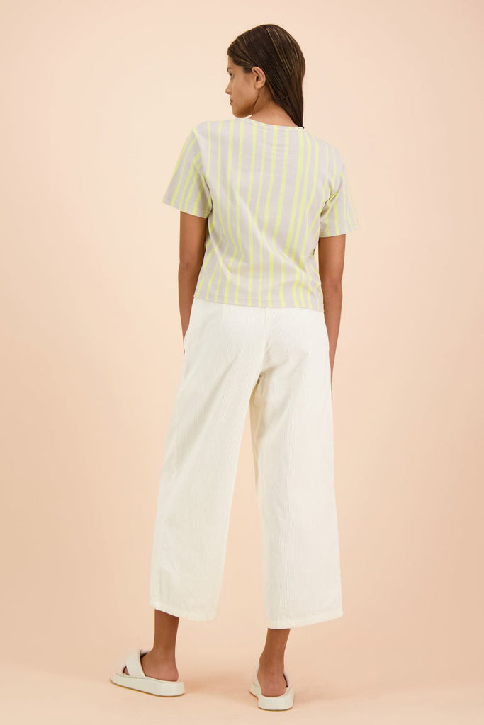 Corduroy Culottes, Oyster - Kaiko Clothing Company Oy