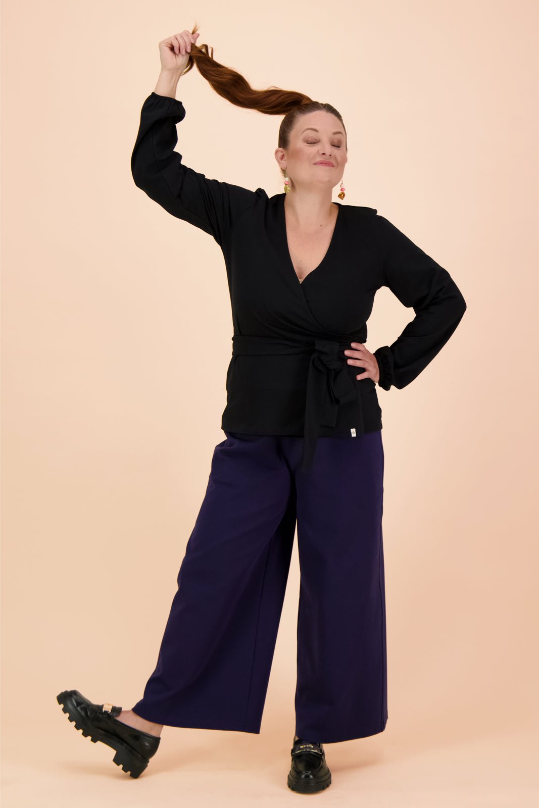 Everyday Culottes, Dark Blue - Kaiko Clothing Company Oy