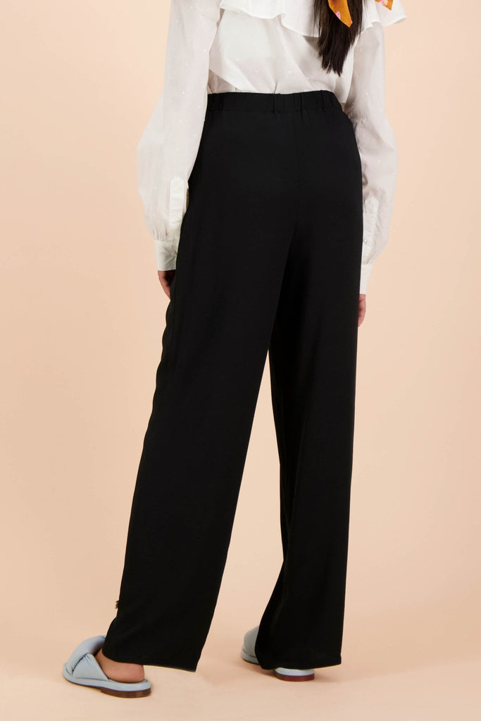 Flowy Trousers, Black - Kaiko Clothing Company Oy