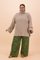 Flowy Trousers, Green Meadow - Kaiko Clothing Company Oy