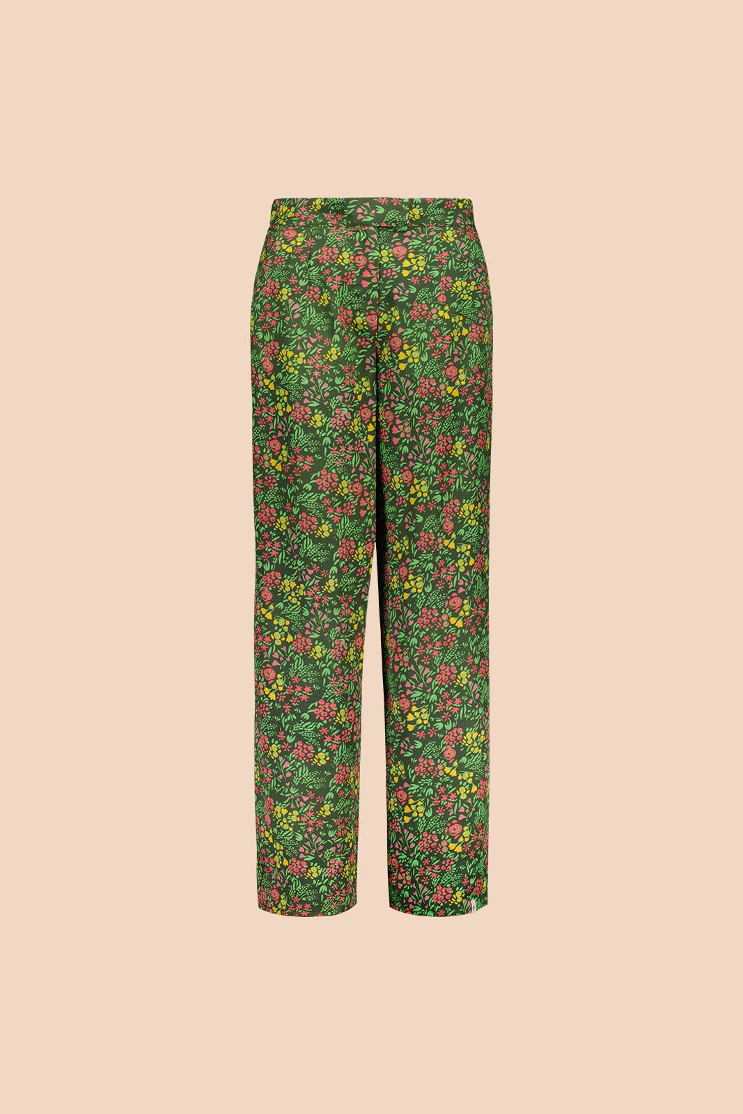 Flowy Trousers, Green Meadow - Kaiko Clothing Company Oy