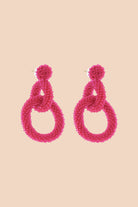 Gia Earrings, Hot Pink - Kaiko Clothing Company Oy