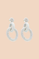 Gia Earrings, White - Kaiko Clothing Company Oy