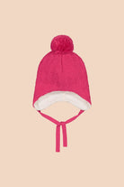 Grid Baby Beanie, Bright Pink - Kaiko Clothing Company Oy