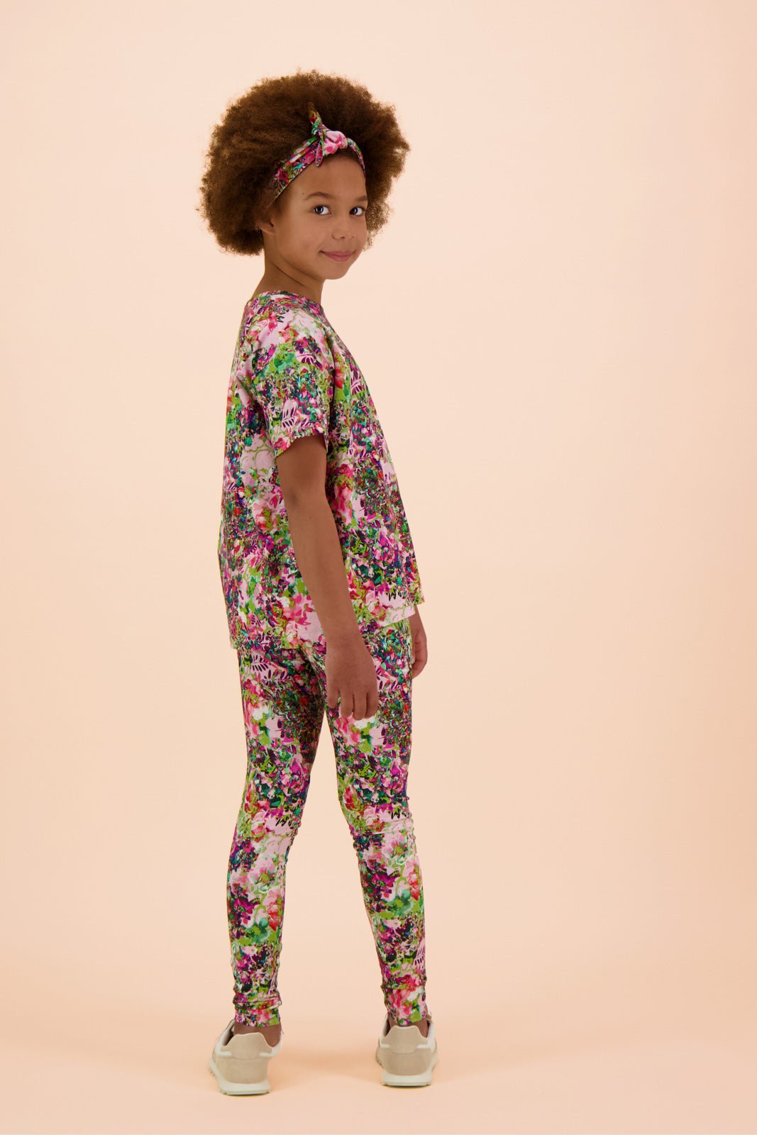 Leggings, Blooming Forest Bright - Kaiko Clothing Company Oy