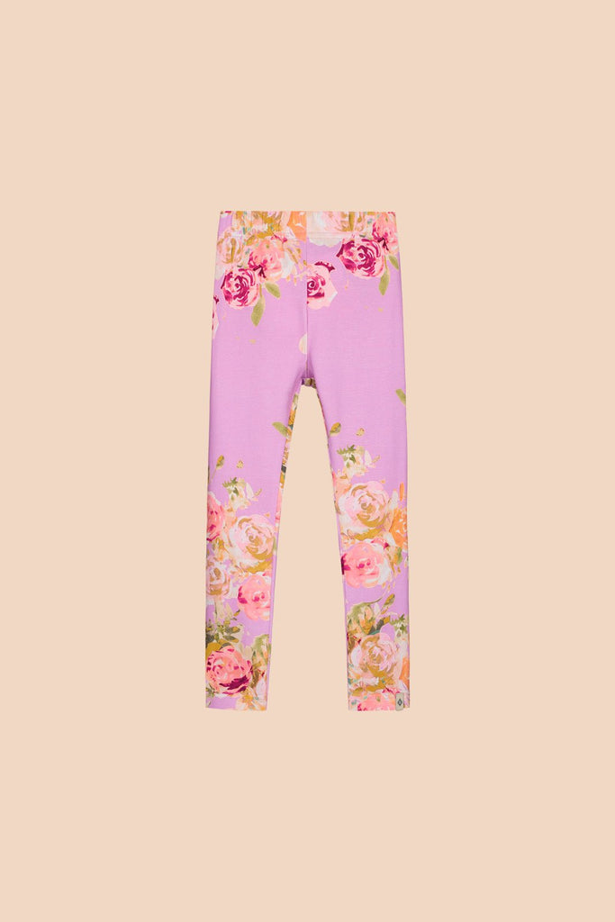 Leggings, Rose Yard Lilac - Kaiko Clothing Company Oy