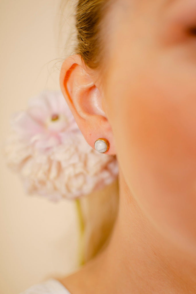 Nyana Earrings, Marble - Kaiko Clothing Company Oy