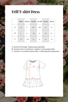 PRE-ORDER: Frill T-Shirt Dress, Copper Bambi - Kaiko Clothing Company Oy