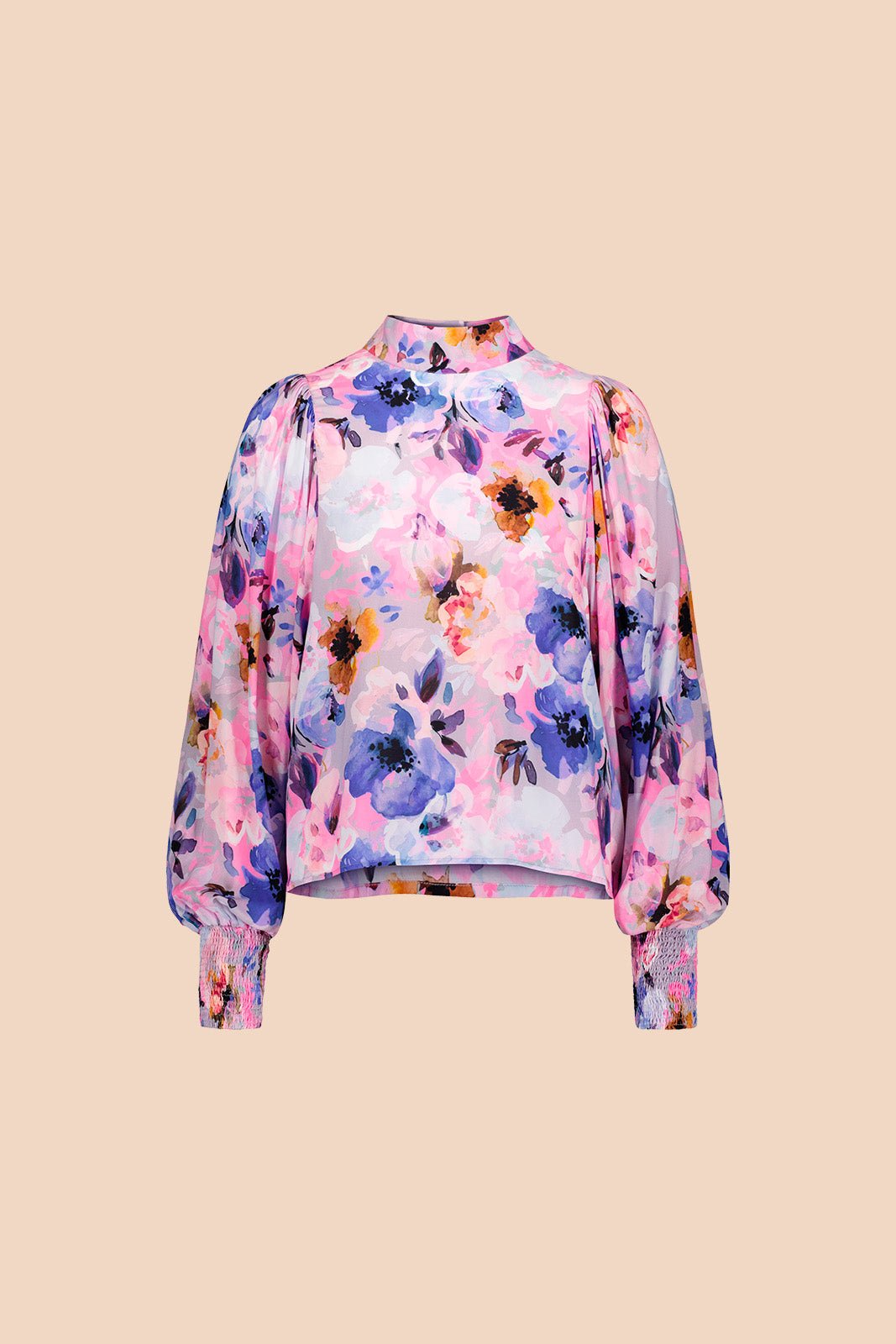 Puff Blouse, Lilac Anemone - Kaiko Clothing Company Oy