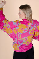 Puff Blouse, Super Pink - Kaiko Clothing Company Oy