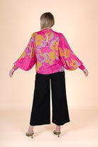 Puff Blouse, Super Pink - Kaiko Clothing Company Oy