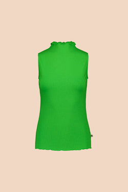 Rib Top, Vivid Green - Kaiko Clothing Company Oy