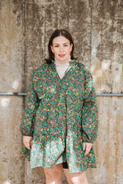 Voluminous Tunic, Green Meadow - Kaiko Clothing Company Oy