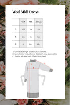 Wool Midi Dress, Olive - Kaiko Clothing Company Oy