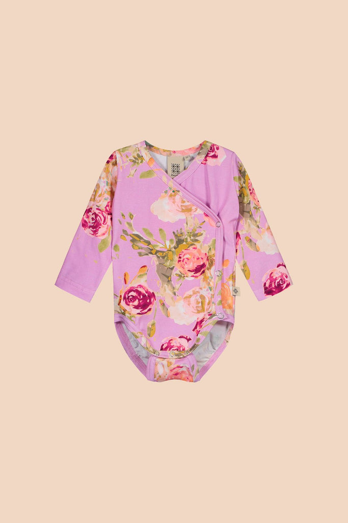 Wrap Body, Rose Yard Lilac - Kaiko Clothing Company Oy