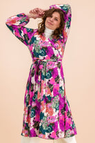 Wrap Dress, Aquarelle - Kaiko Clothing Company Oy