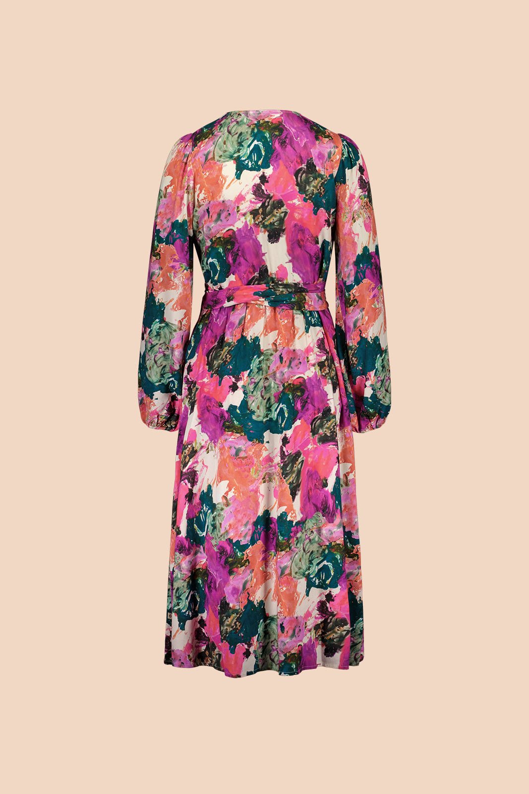 Wrap Dress, Aquarelle - Kaiko Clothing Company Oy