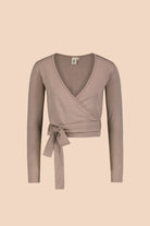 Wrap Top, Taupe - Kaiko Clothing Company Oy