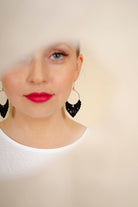 Zoe Earrings, Black - Kaiko Clothing Company Oy